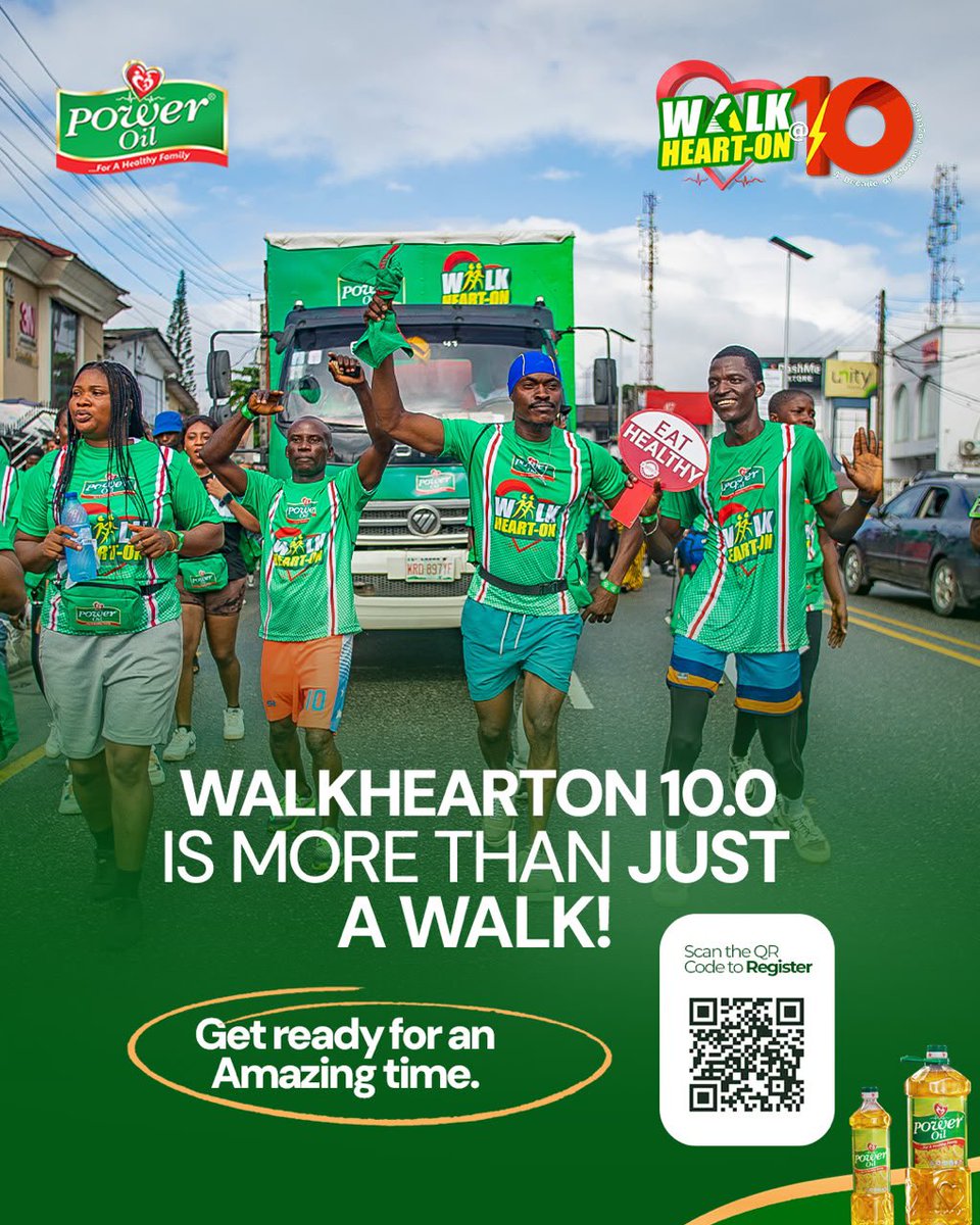 ShaneekaR's tweet photo. No pressure, but October 1st is looking like a day you don’t want to miss

WalkHeartOn 10.0 is bringing the vibes as we walk for our hearts in commemoration of World Heart Day.

Register and come outside ❤️

@PowerOilNG #WalkHeartOnat10 https://t.co/v7bBXBnUKD