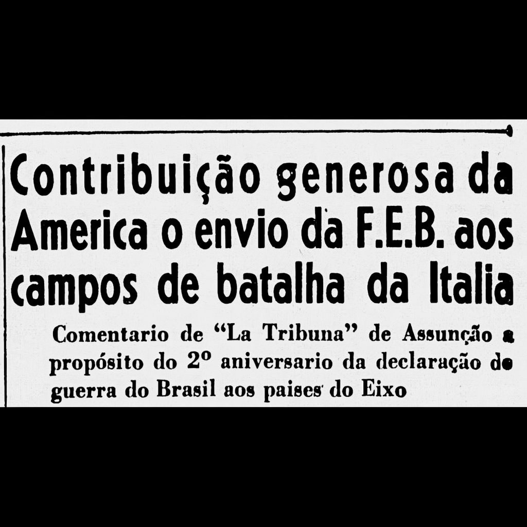 sentandoapua's tweet photo. Notícias da 2ª Guerra: 16SET1944-Contribuição generosa da América o envio da FEB aos campos de batalha da Itália https://t.co/KLAvNMDEqR 

#SET44 #DiarioDaNoite #WWII #FEB #Italia @exercitooficial @feb_brasil https://t.co/SmJ1ccary2
