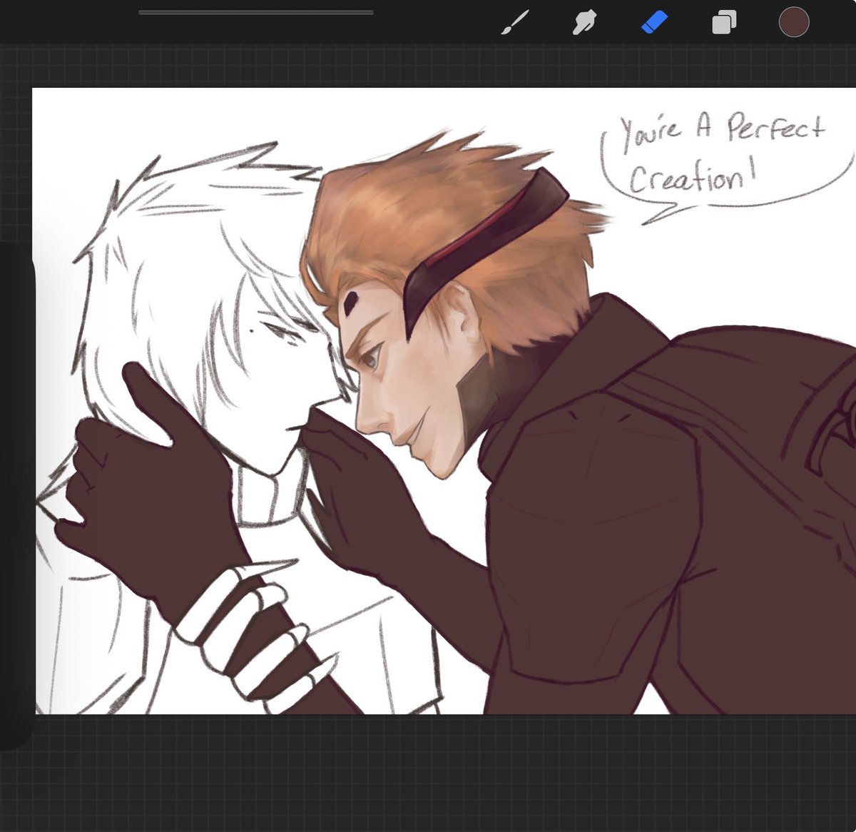 Skarky_'s tweet photo. WIP | 🧪⚔️ yume art heh 

#yumetwt #moira #overwatch #digitalart https://t.co/T8gdF53hJg