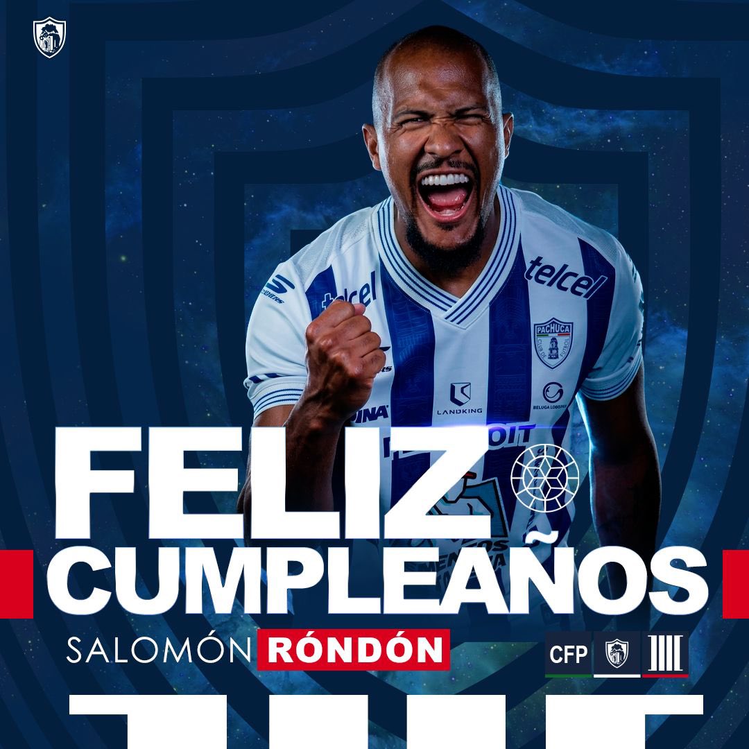 Tuzos's tweet photo. 🥳 | Long live the king!

¡Le deseamos un feliz cumpleaños a nuestro goleador Salomón Rondón! 🌬️🎂 https://t.co/4dVNexOxTk
