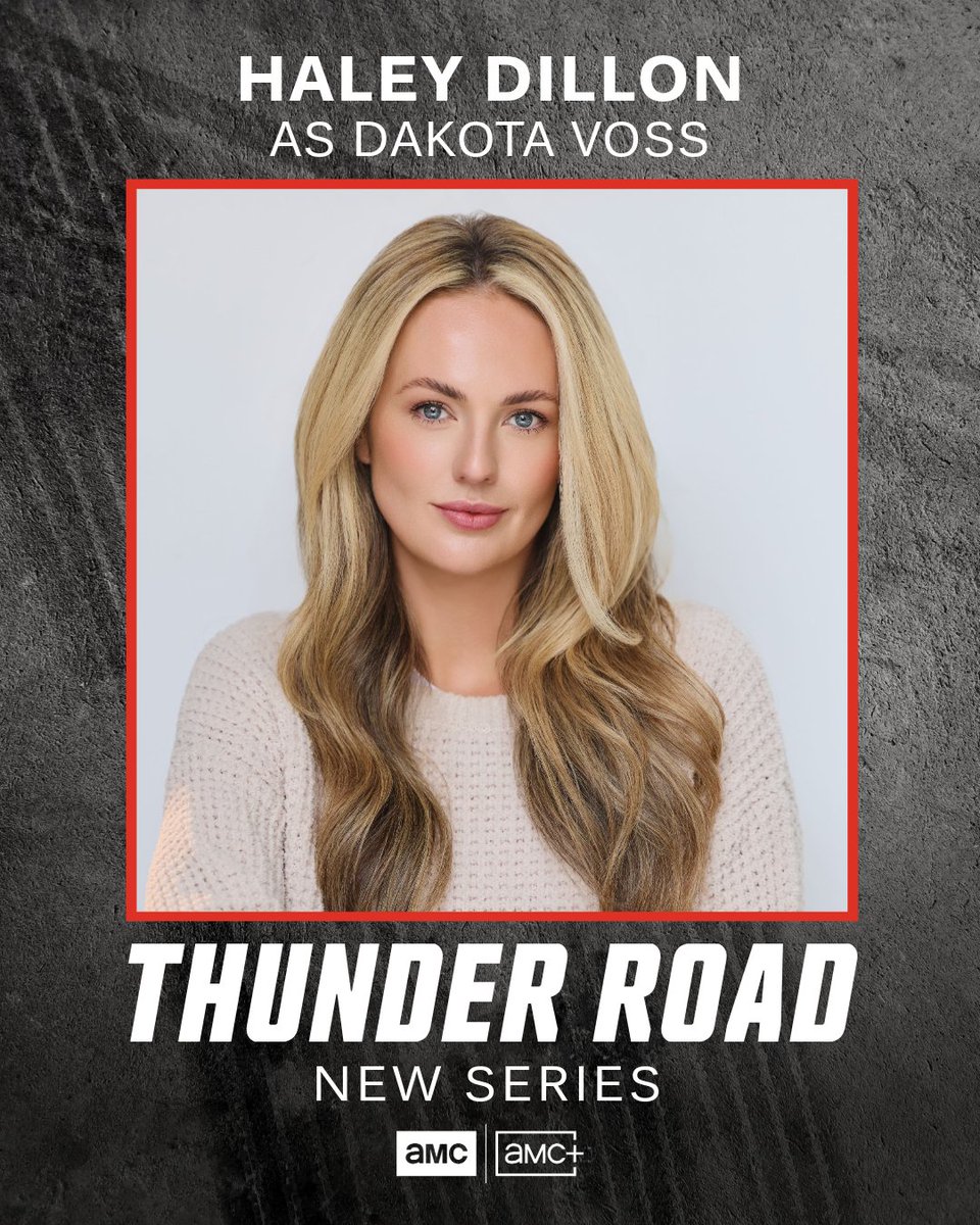 AMC_TV's tweet photo. Please welcome to the track Josh Macqueen, Aspen Kennedy, Haley Dillon, and Mackenzie Porter.
#ThunderRoad will premiere in 2027 on AMC and AMC+. https://t.co/vw8mWkmrGL