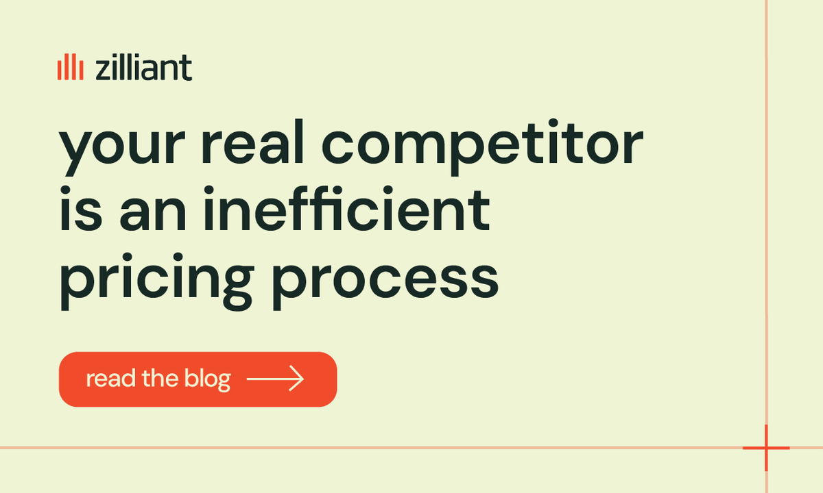 zilliant's tweet photo. 🚨 The real margin killer in B2B isn't the market. It's your pricing process.

Manual updates and slow approvals drain profit long before competitors do.

Learn how top #B2B companies turn #pricing inefficiency into competitive advantage 👉 https://t.co/t7aRwGTgrZ https://t.co/JVDWYzvoTx