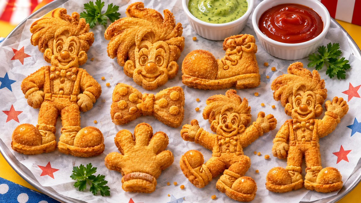 Gremsworkshopv2's tweet photo. New Prompt time!💚

Turn your character into a set of fun novelty shaped chicken nuggies!

Prompt in the comments ⬇️ https://t.co/bjVwCvqfKf