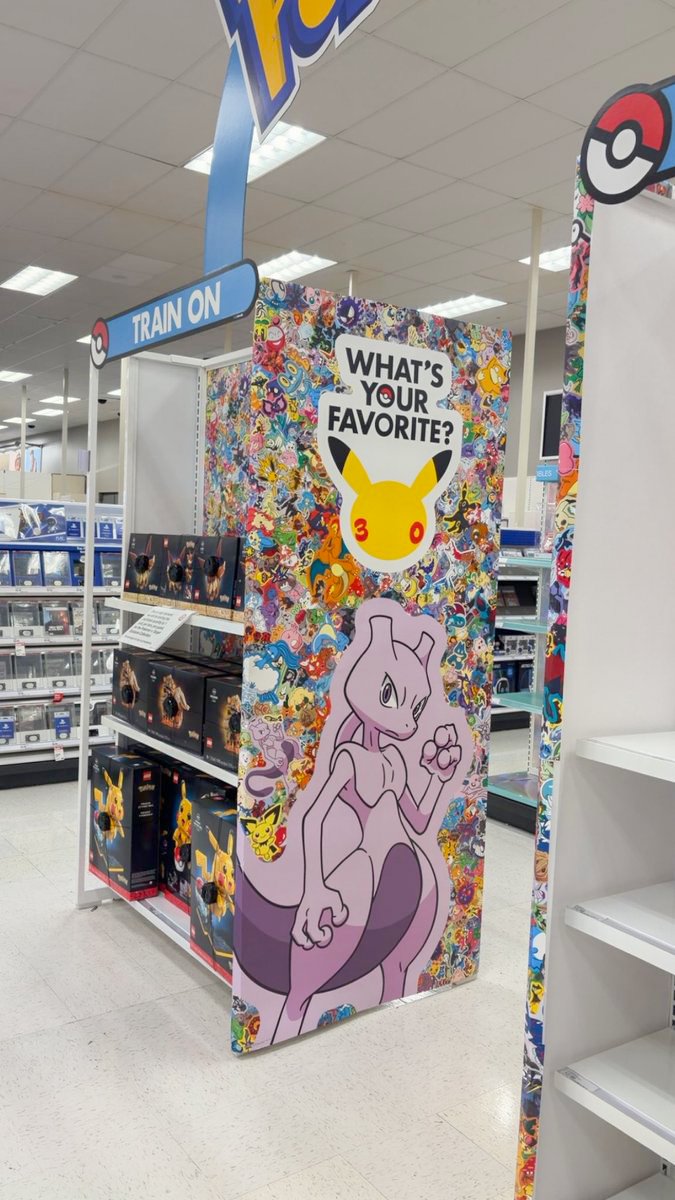 Collect's tweet photo. Target is going all out for Pokémon's 30th Anniversary celebration 😱

(via @angel_byte_, BritBrattv/FB) https://t.co/RjYquLL97B