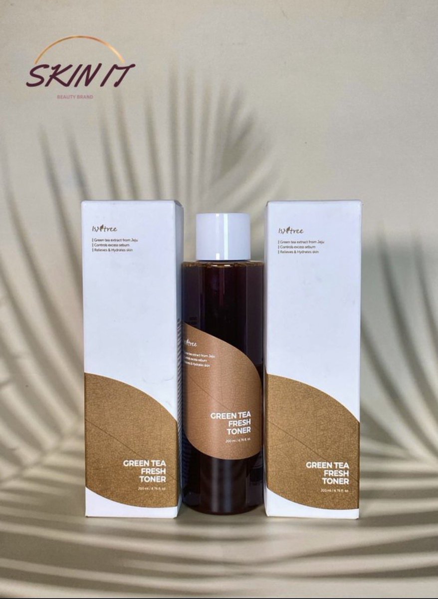 skinit_Ng's tweet photo. Isntree Green Tea Fresh Toner (200ml)
Perfect for oily, combination, and blemish-prone skin.

Formulated with 80% green tea extract, this toner hydrates, soothes, and revitalizes tired skin.

Packed with anti-sebum ingredients, it helps control excess oil for a clearer, balanced complexion.

🏷️ N15,800
Shop now at https://t.co/Umei1qnOzm
