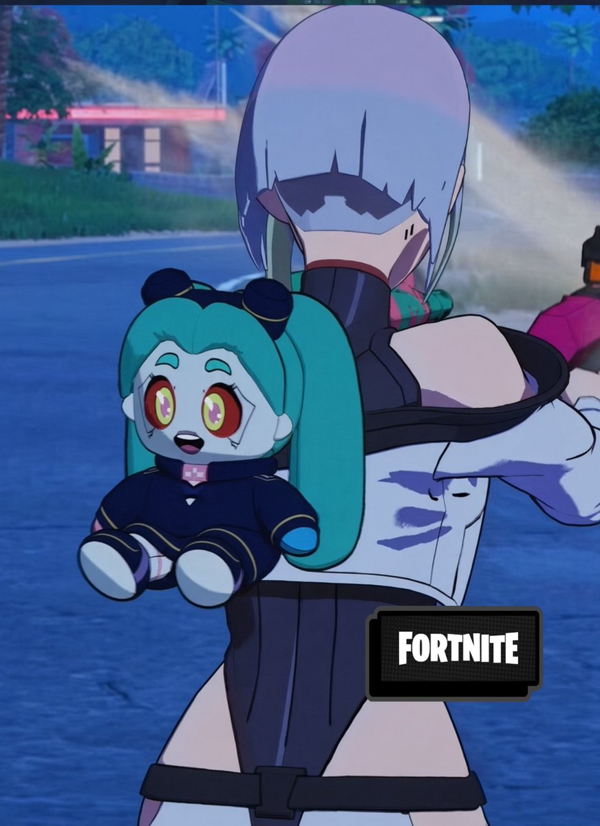 CartoonsOTMoon's tweet photo. Primer vistazo a Rebecca de Cyberpunk: Edgerunners en FORTNITE. https://t.co/dNXEYiBwBQ