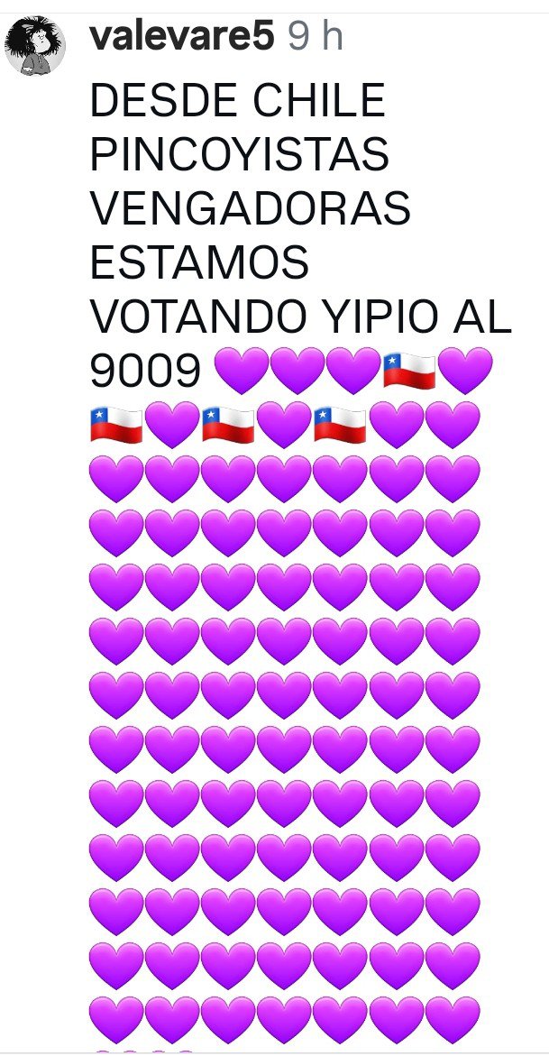 2020Stellamaris's tweet photo. #GranHermanoGeneraciónDorada #Chile #TelefeStreams #DGOstreams #LaCumbre #streams #Allaccess #LaJugada #Argentina #Uruguay #Paraguay. YIPIO AL 9009 O A https://t.co/kEZsoYdPYh https://t.co/PVQnraLPLM