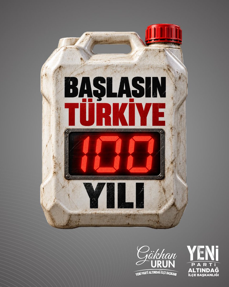 YepAltindag's tweet photo. ⛽ BAŞLASIN TÜRKİYE YÜZ YILI!

Genel Başkanımız Özgür Özel’in çağrısıyla, akaryakıttaki ağır vergi yüküne ve vatandaşımızın her geçen gün artan geçim sıkıntısına dikkat çekiyoruz.

Mazotun litresi 100 lirayı aşarken, bu yük artık taşınamaz hâle gelmiştir.

YENİ Parti olarak önerimiz nettir: Akaryakıttaki vergiler acilen kaldırılmalıdır.

Yeni Parti Altındağ İlçe Başkanlığı olarak, halkımızın sesini yükseltiyor; adaletin, emeğin ve refahın hâkim olduğu bir Türkiye için mücadele ediyoruz.

Yeni Parti Altındağ İlçe Başkanlığı