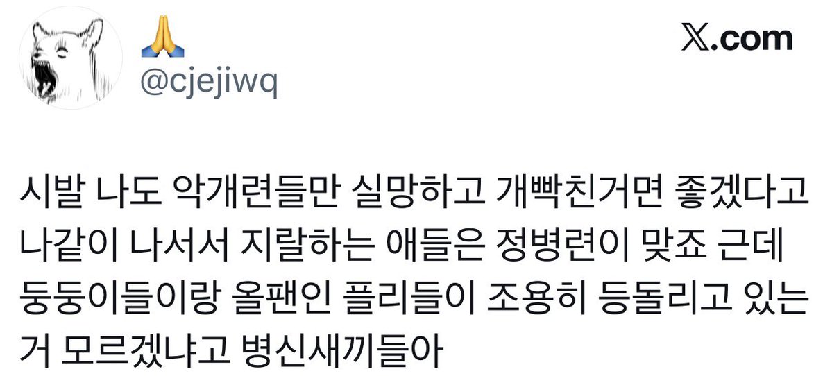 wachimippung's tweet photo. 관심 받는거 같고 까지는 니 말한게 맞는데 그 뒤는 니가 쓴 악개련들 말한거잖아 지들이 뭔데 실망이냐고 
둘 다 내가 딴 말 필요없음ㅇㅇ 너 악개 땅땅 ㅇㅈㄹ 했냐고 세번째 물어보는듯 https://t.co/dRGq3Ks8it