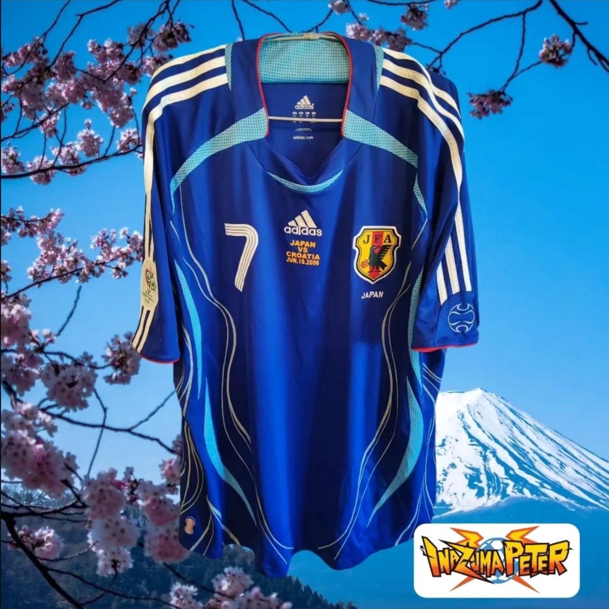 inazumapeter's tweet photo. Japan 🇯🇵
| Home Kit |
| 2006/2007 |
| N°7 Hidetoshi Nakata |
| Size XXL |
| Adidas | https://t.co/PzvKYZcFMG