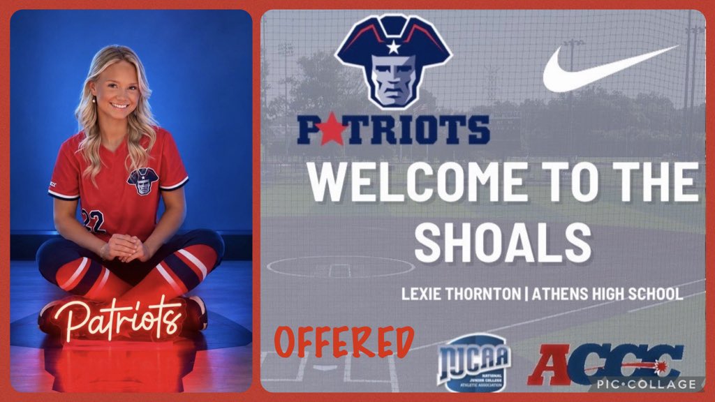LGThornton2010's tweet photo. I had a great time at my visit this morning and I’m so honored to have received an OFFER from @NWSCC_SB to play college softball! Thank you so much @Kevin16Connell for always believing in me and giving me this opportunity!💙♥️
@AHSSoftball6 @Mustangs2028 https://t.co/oNOLRkokZi