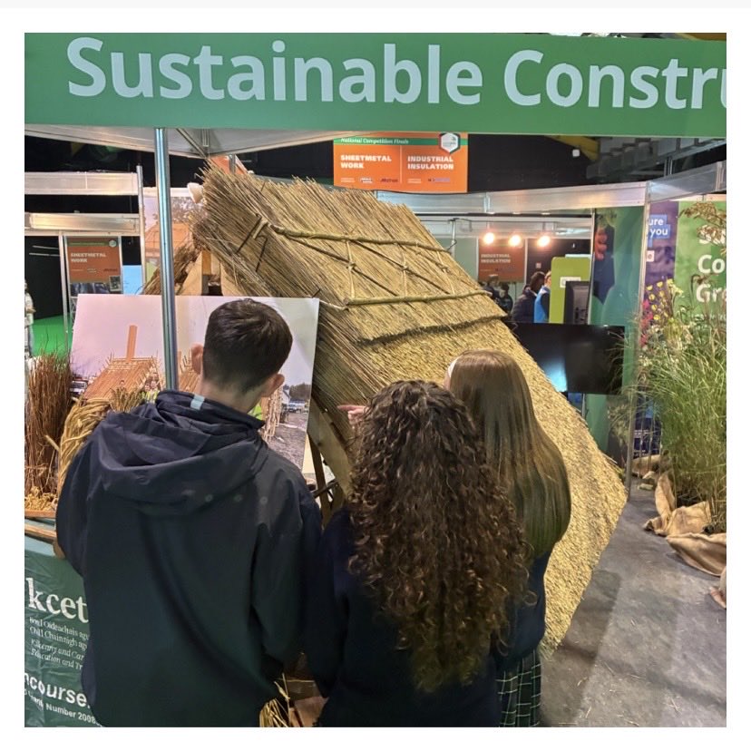 Pres_Carlow's tweet photo. Our @Pres_Carlow  Sixth Year construction students had a fantastic day at the RDS today, getting a first-hand look at the skills, talent and craftsmanship on display at #WorldSkills. @WorldSkillsIRL #GenerationApprenticeship #ApprenticeshipsIreland #SkilledTrades @CeistTrust 3/3 https://t.co/qMCBdAT6Hh