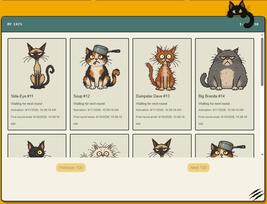 unstablecats_'s tweet photo. 🔥 burn 2 earn 🔥

every minted cat gets an equal share of fees, paid in USDC https://t.co/4jJw1yrkRL