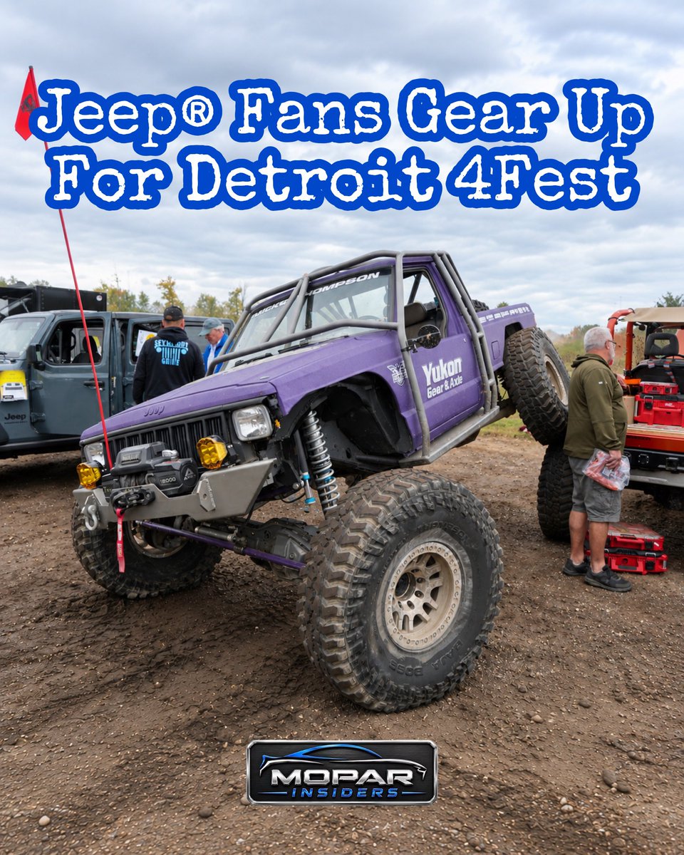 InsidersMopar's tweet photo. Jeep Fans Gear Up For Detroit 4Fest 🛞🌲

🔗👉 https://t.co/HIevWVesR7

#Jeep #Detroit4Fest #HollyOaksORVPark #OffRoad #JeepLife #JeepNation #TrailRated #ThereIsOnlyOne #OnlyInAJeep #olllllllo #ItsAJeepThing #MoparNation #Mopar #MoparOrNoCar #MoparInsiders https://t.co/iJSh78ngDE