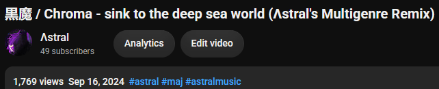 Astral_DTM's tweet photo. happy two-year anniversary to the first ever release under this music brand!
i appreciate all of the support everyone has given me, it truly means a lot <3 https://t.co/1lKB8TmyV6