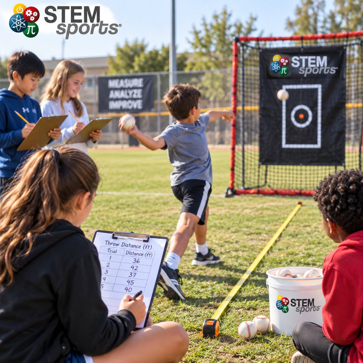 STEMsportsUSA's tweet photo. ⚾ Throw.
📏 Measure.
📝 Record.
🔄 Repeat.
📊 Analyze.
When students generate their own data, every number represents an experience they actually had.
Don't just give them the dataset.
Let them create it.
#BaseballSTEM #STEMSports https://t.co/rSPELTHiLW