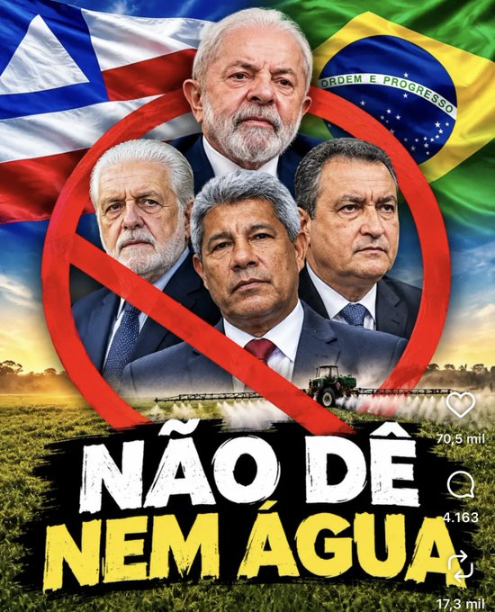BrazilenDireita's tweet photo. O escândalo do Banco Master começou na Bahia do PT.

Dito isso...    
Flávio Bolsonaro 22!    
#FlavioPresidente https://t.co/dwOh9nquvm