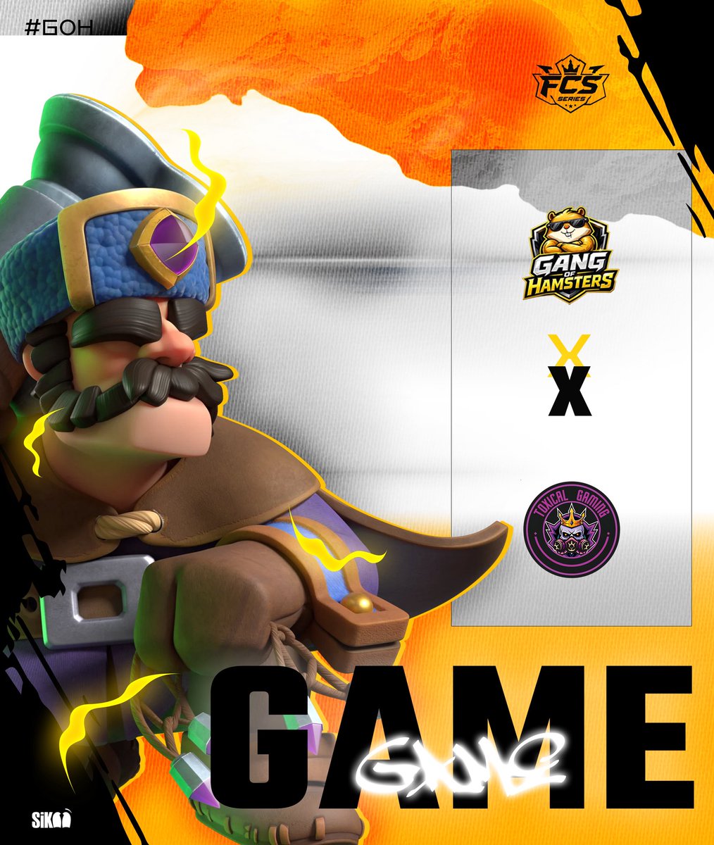 GangofHamsters's tweet photo. ⚔️ | MATCH DAY
🏆 | @FCSSERIES 
🎯 | GROUP STAGE 

🆚 | @ToxicalGamingGG 

🗓️ | 16.09.2026 
⏰ | 23:00 CEST https://t.co/RzRqMyDE3p