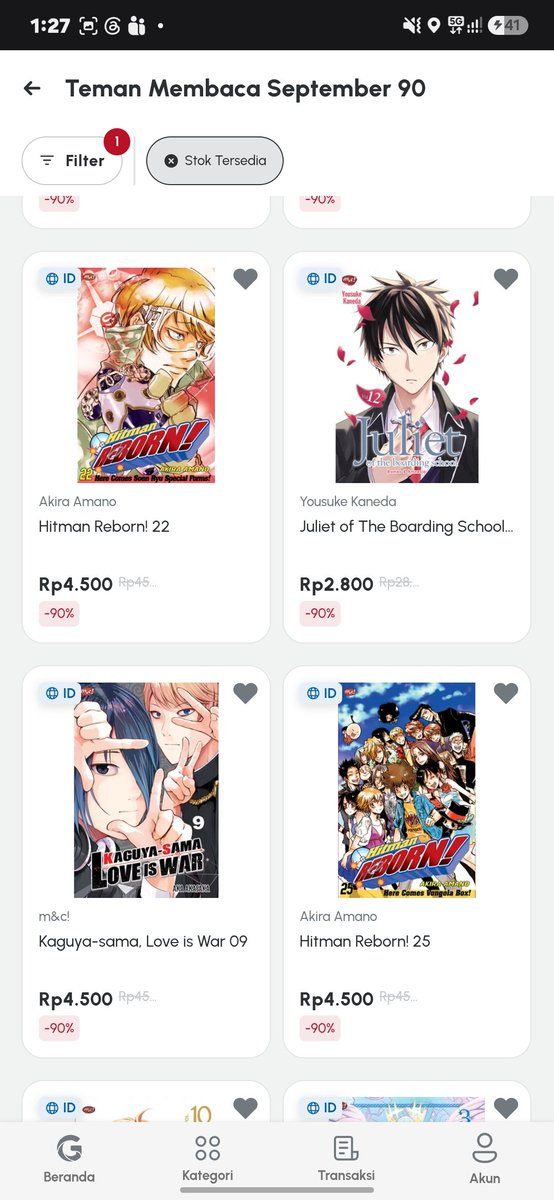 bolamantul's tweet photo. OPEN JASTIP DISKON PROMO WEBSITE MITRA GRAMEDIA UP TO 90% DI GRAMED WAREHOUSE Jakarta

Fee jastip 3.5rb per buku. JASTIP 4 BUKU JADI 3RB PER BUKU. Setelah itu CO by shopee

Cuma bisa weekend jadi harus bersabar.

Update list nanti di grup yaa

https://t.co/wi4Q5XJVE9 https://t.co/NH60gf1sTT