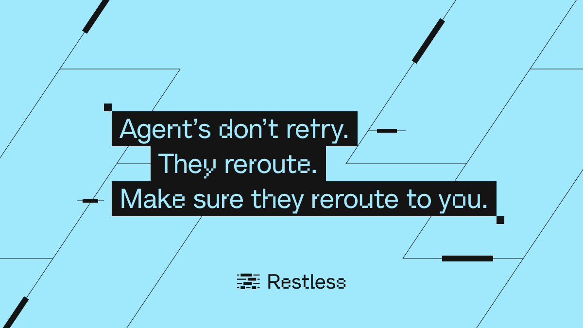 restless_hq's tweet photo. The Modern API Toolkit