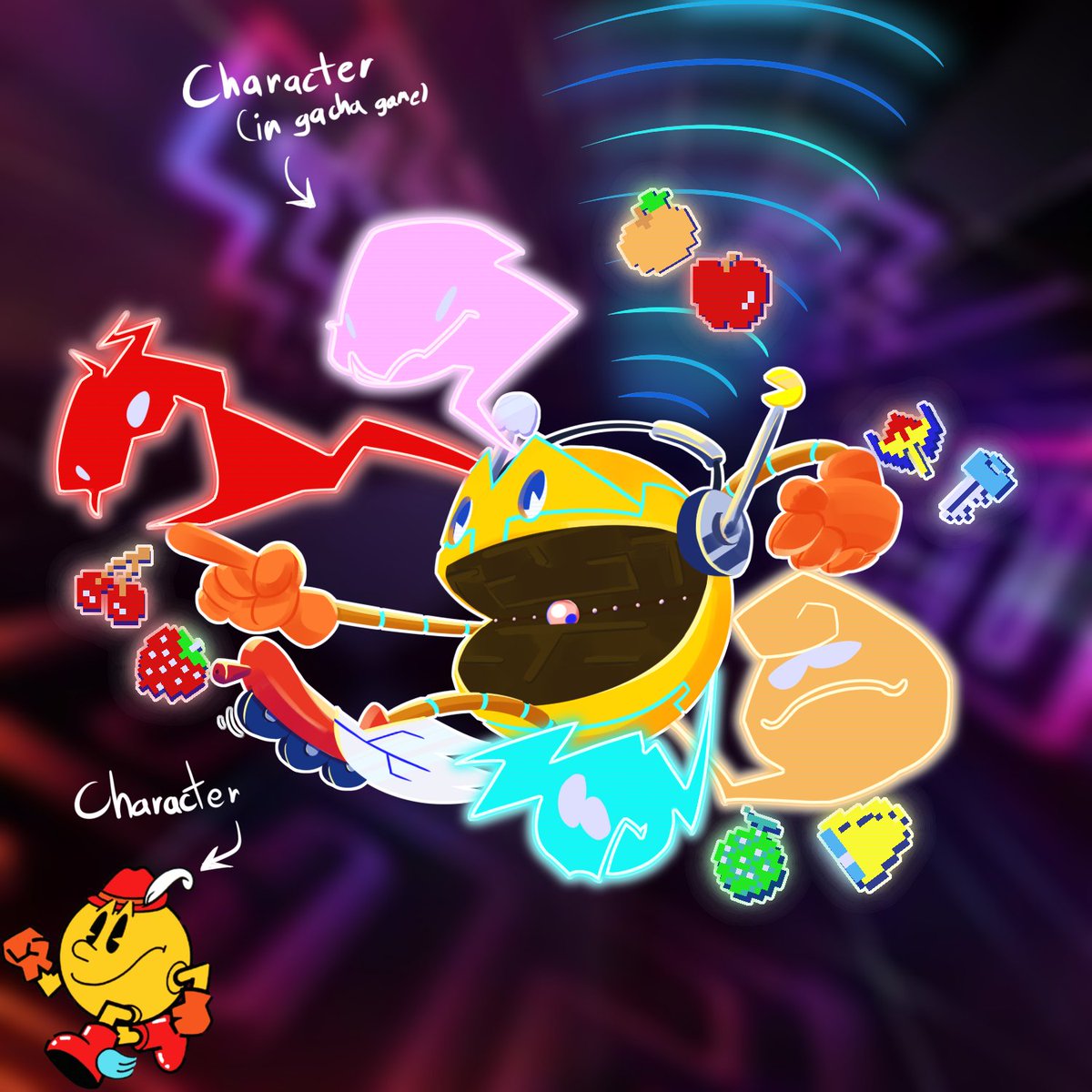 LancerCookies's tweet photo. I got inspired #Pacman https://t.co/EjhjlANKkJ