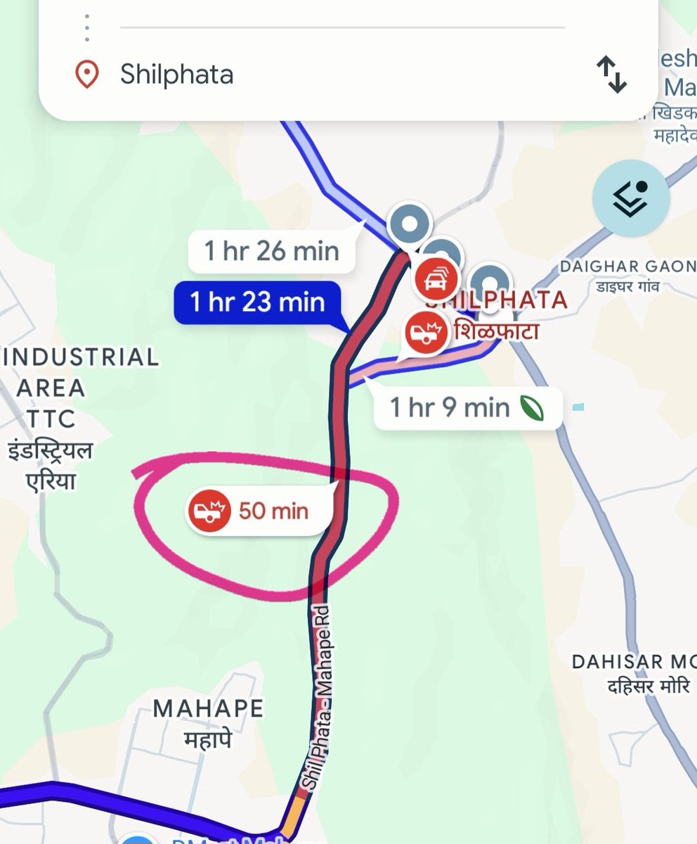 SameerShai34597's tweet photo. @ThaneCityPolice Sir, same story today as well.. 50mins jam to cross Shilphata... all because of heavy vehicles during peak office hours
@Navimumpolice @ThaneCityPolice https://t.co/qsN7vfJ3jT