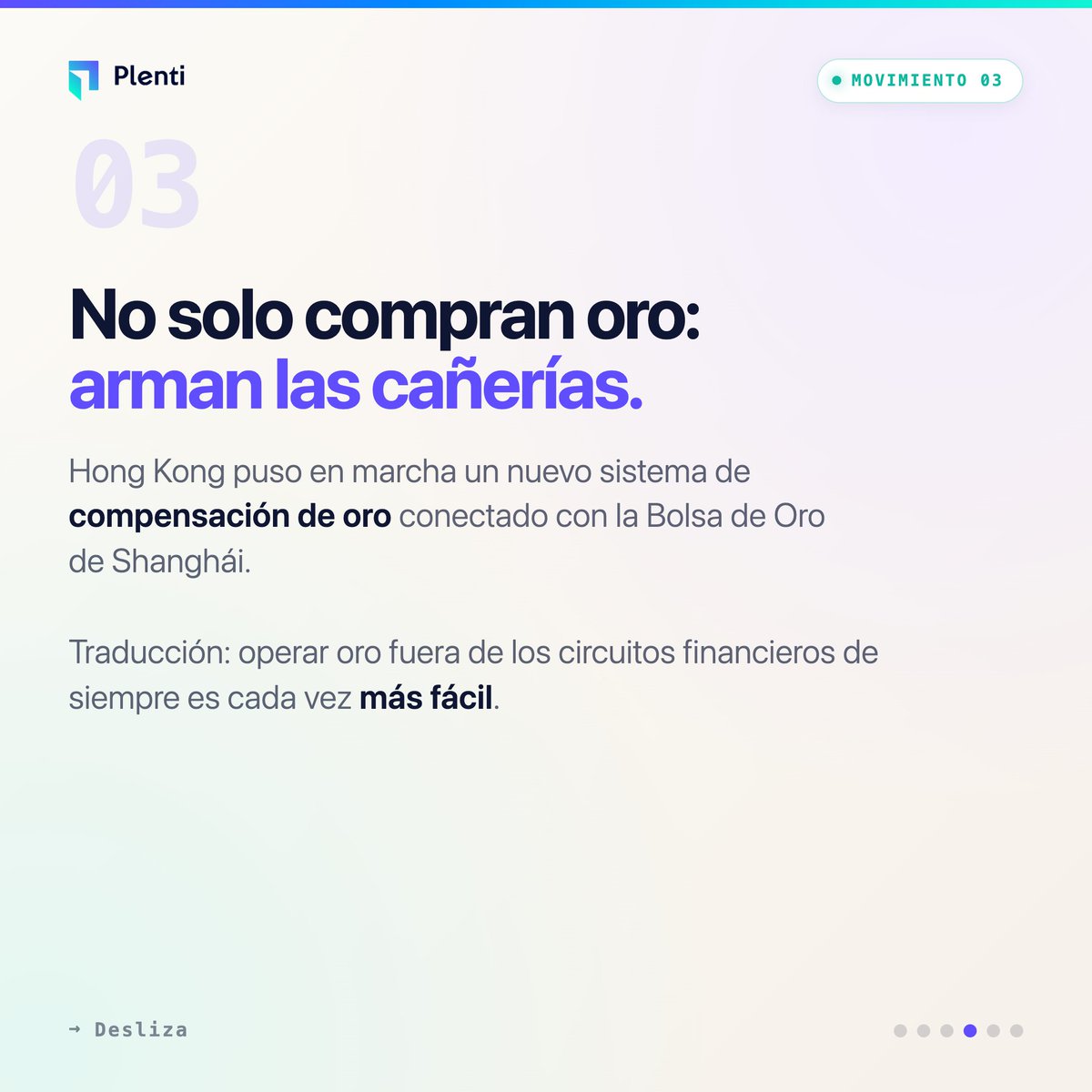 somosplenti's tweet photo. China está vendiendo sus dólares y comprando oro ¿cuál es el objetivo?
