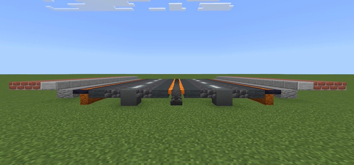Min_A_15's tweet photo. Oh, I didn't know everyone would like my build this much. Thanks.
☺️☺️

This is a small-scale version 26.3 road that I made for practice and that anyone can try.

#Minecraft #Minecraftbuilds #minecraft建築コミュ #マインクラフト https://t.co/KRGI7hmRvW