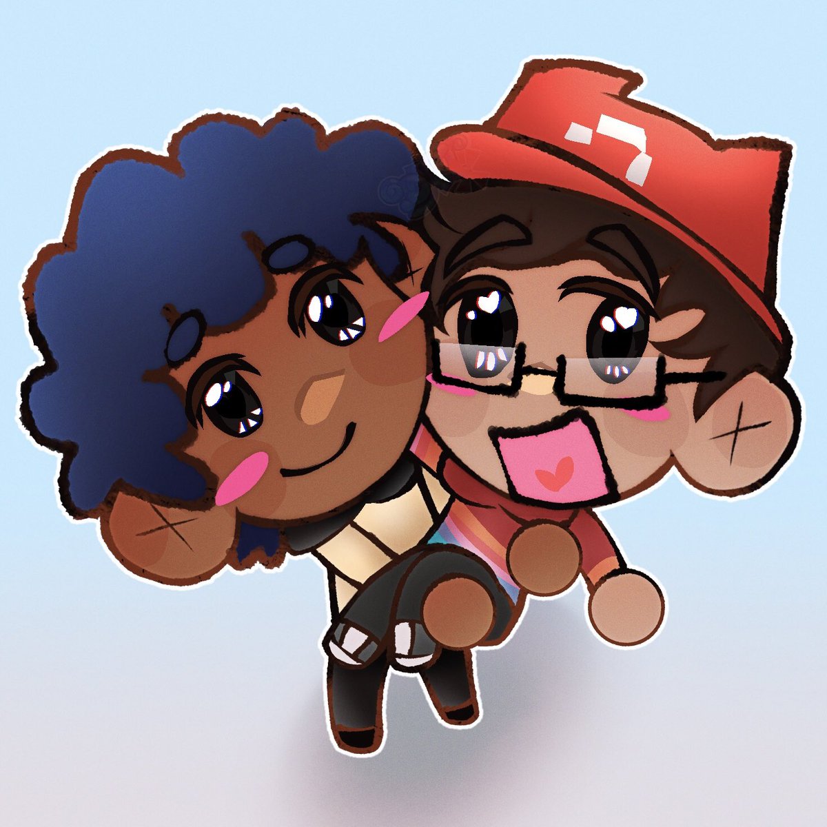 DAVID10_z_'s tweet photo. #DibuJames DÍA 3 dúo/ship 💥💞💥💞💥
Unos chibis de #mecanicrow 👾 https://t.co/oNWYjsdKQP