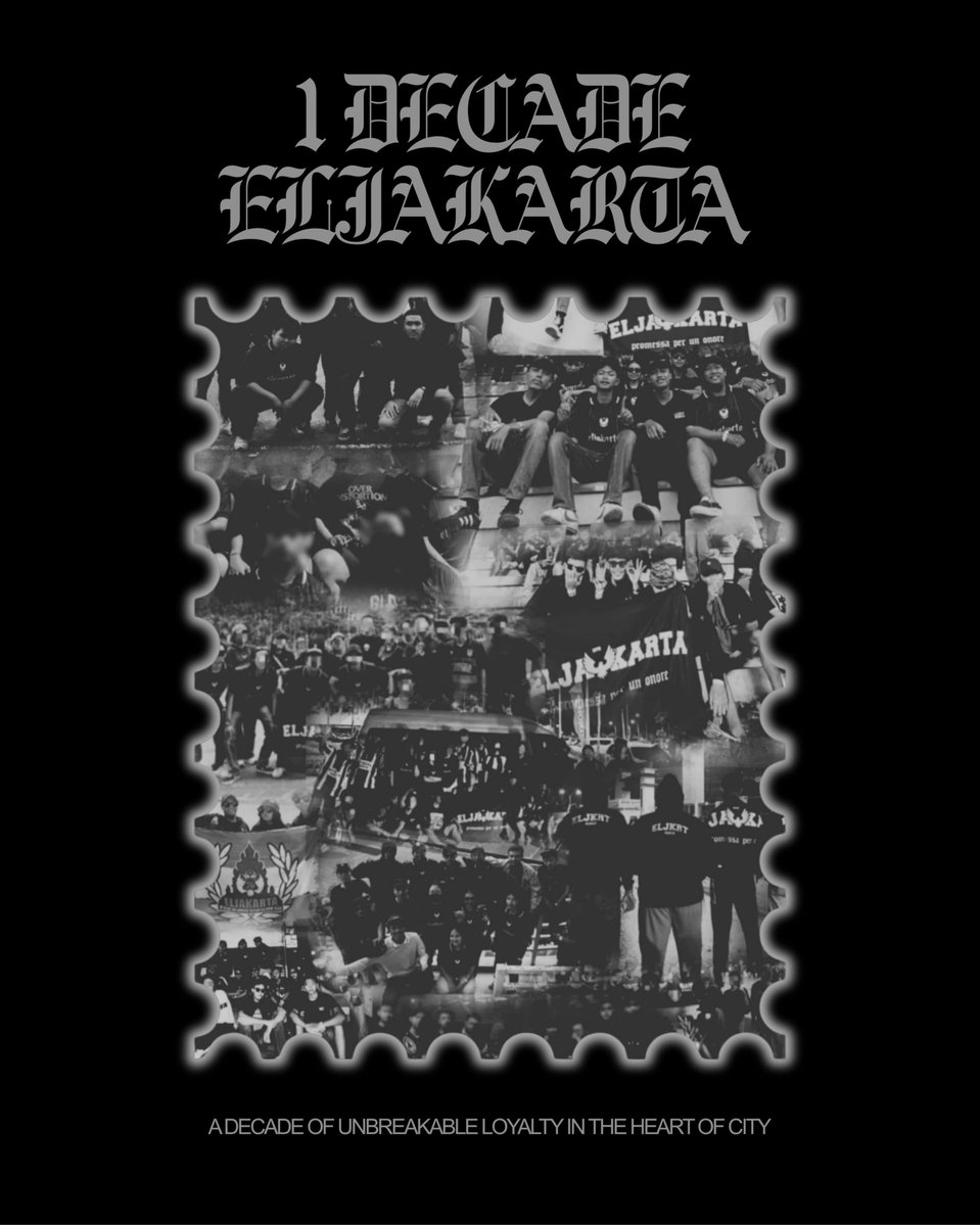 eljkrt1976's tweet photo. 1 Decade Eljakarta

Tak Berubah Tak Berbeda 💚

A Decade of Unbreakable Loyalty in the Heart of City

"Yek 10 Tahun"

#1decade #1dekade #eljkrt #bcsxpss https://t.co/rG1hzG4jrM