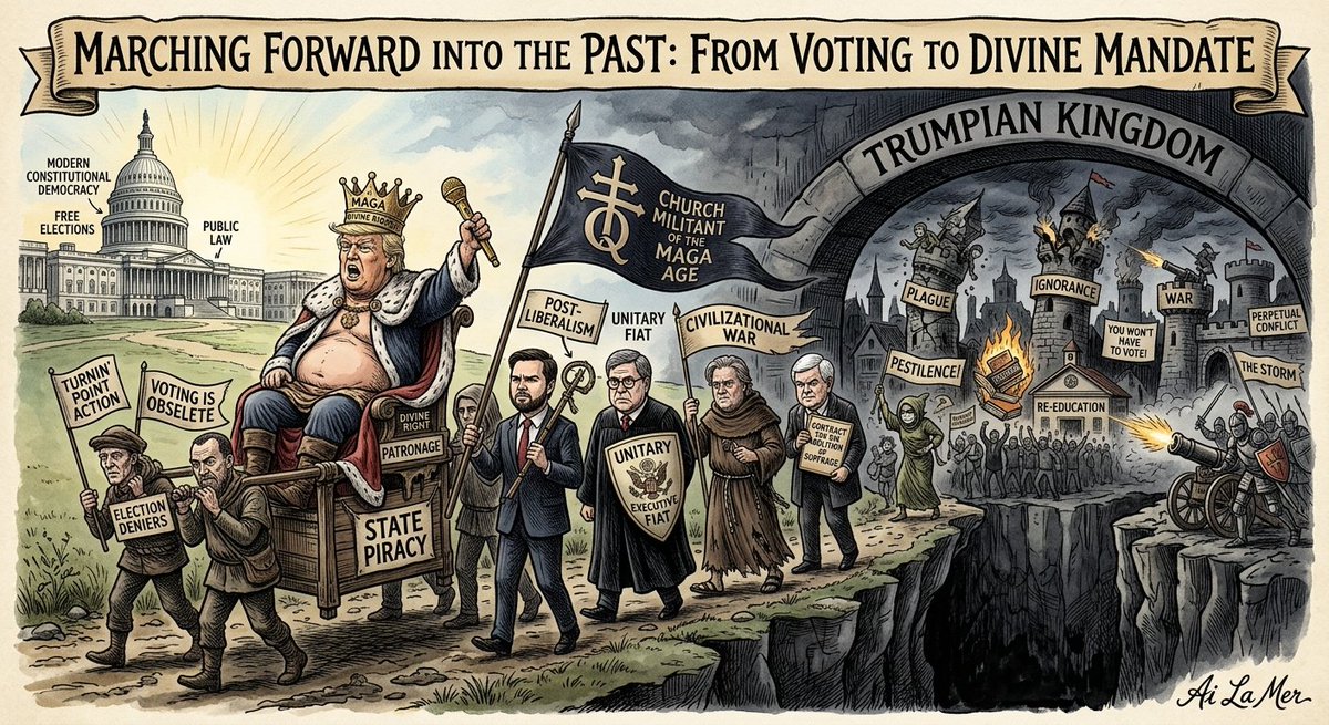 JS_Oppenheim's tweet photo. #AmericaUnderAssault | #StateCapture / #StatePiracy 

Message for the #TrumpAdministration: get your filthy greedy ugly hands off the levers and wheels and leave the bridge to better prepared, competent, grounded, and experienced and toughened American leadership. 

https://t.co/0NypsblnOd

While you're at it, appointed sycophants and #GreedyOldPigs #GOP, consider your malign narcissistic "great leader" an #AmericanCriminal and nothing more than an archaic marauding agent of chaos, an incompetent commander, and every inch a fraud and thief. 

#LaughAtHim!