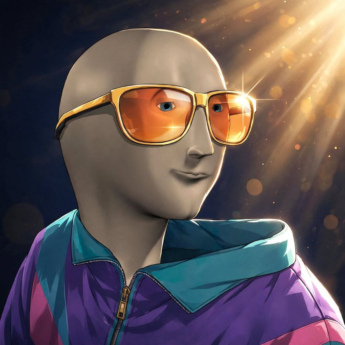 Mememancoinx's tweet photo. The future is so bright https://t.co/VtVgN97a2h