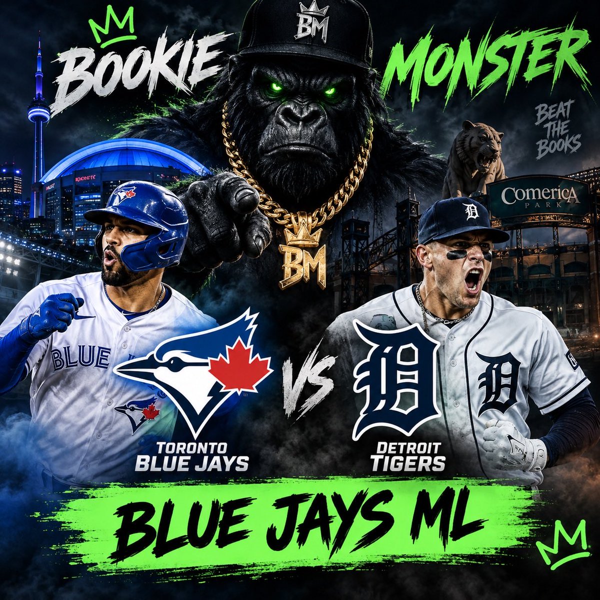BookieMonsterHQ's tweet photo. Loving everything about this free play! If this pick loses I will send $25 to 1 person who likes this post. Lock in and let’s cash!!  #sportsbetting #gambling #hardrockbet #MLBTwitter #winnersonly #bluejays https://t.co/iadSgYGaHT