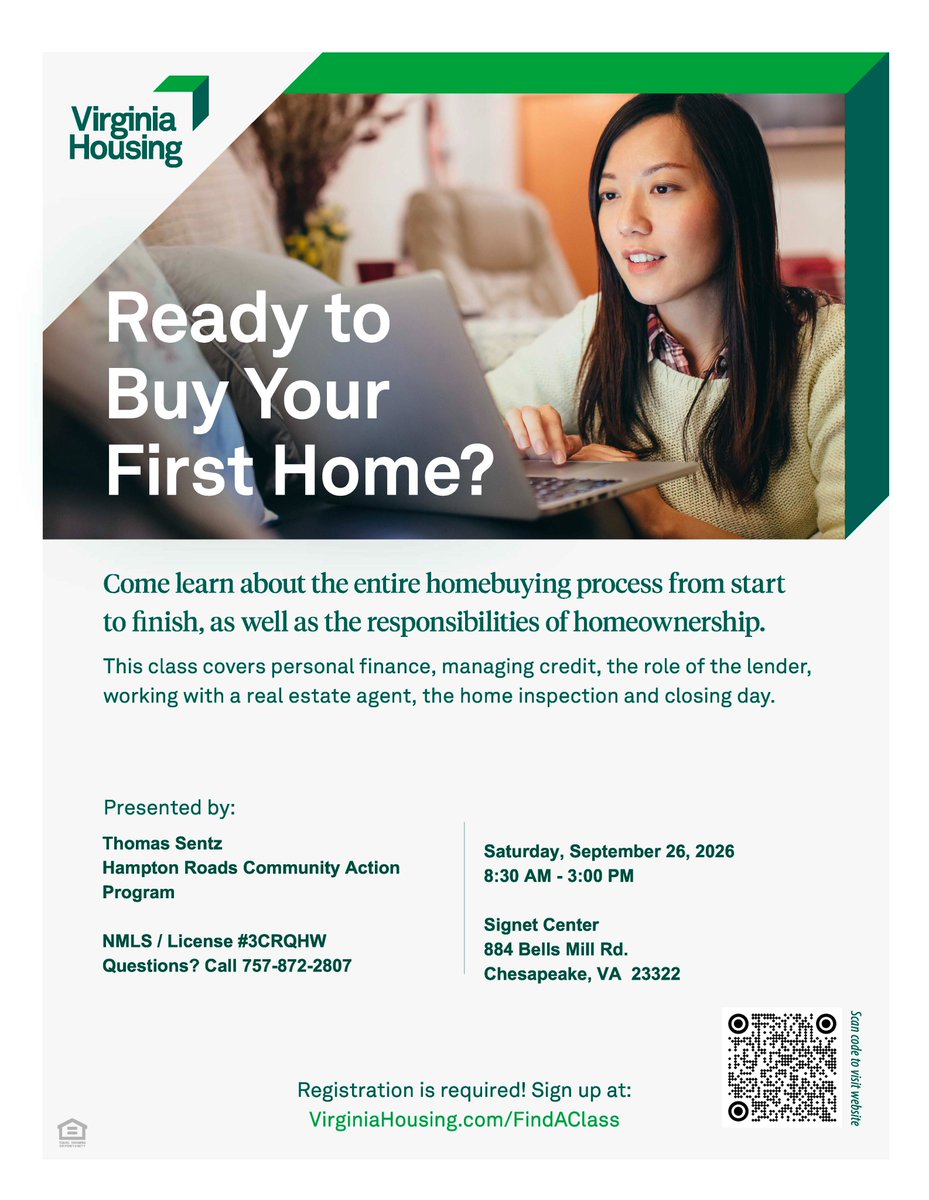 RoadsAction's tweet photo. Ready to take the first step toward homeownership? 🏡

Registration is required. Register directly here: https://t.co/LNSCwFZQvr

Take the time to learn, ask questions, and feel more prepared for your homebuying journey.

#HRCAP #FirstTimeHomebuyer #HomebuyerEducation https://t.co/yODOsxwivl