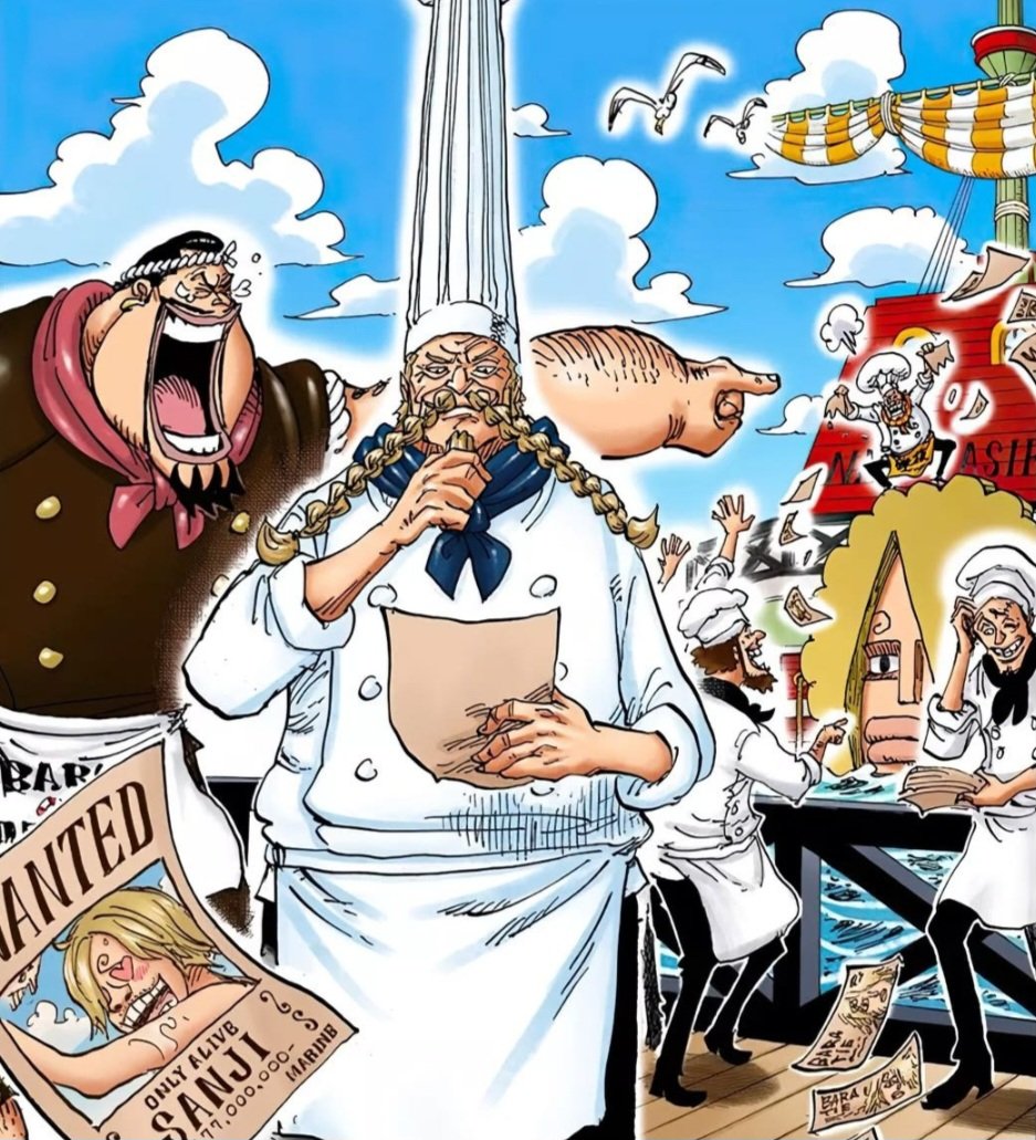 lmnjuicee's tweet photo. i really love the cover pages that shows us the families of the strawhats reading news about them https://t.co/CYstBMxkIg