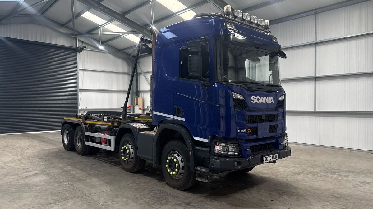 CVAAuctions's tweet photo. 💥 Fresh into stock and ready for auction!

2020 Scania R500 XT 8x4 Hookloader
 ✅ Direct Company Entry

Don't miss your chance to bid in our Online Auction Tuesday 22nd September starting at 9:30am.

View it here 👇
 https://t.co/jByZp4Vy14

#Scania #Hookloader #TruckAuction https://t.co/urFcEj7xyC