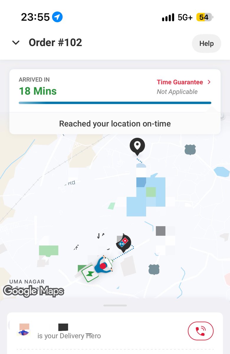 SaddamSama's tweet photo. @dominos_india 
placed the order yet it hasnt reached me,on the mapthe rider appears to have arrived at the location I have waited more than 45 mins &amp; this is not the 1st time I have faced such delays Why does 1 hr wait occur every time for a short distance,leaving the food cold? https://t.co/Z6XTIxYSW7