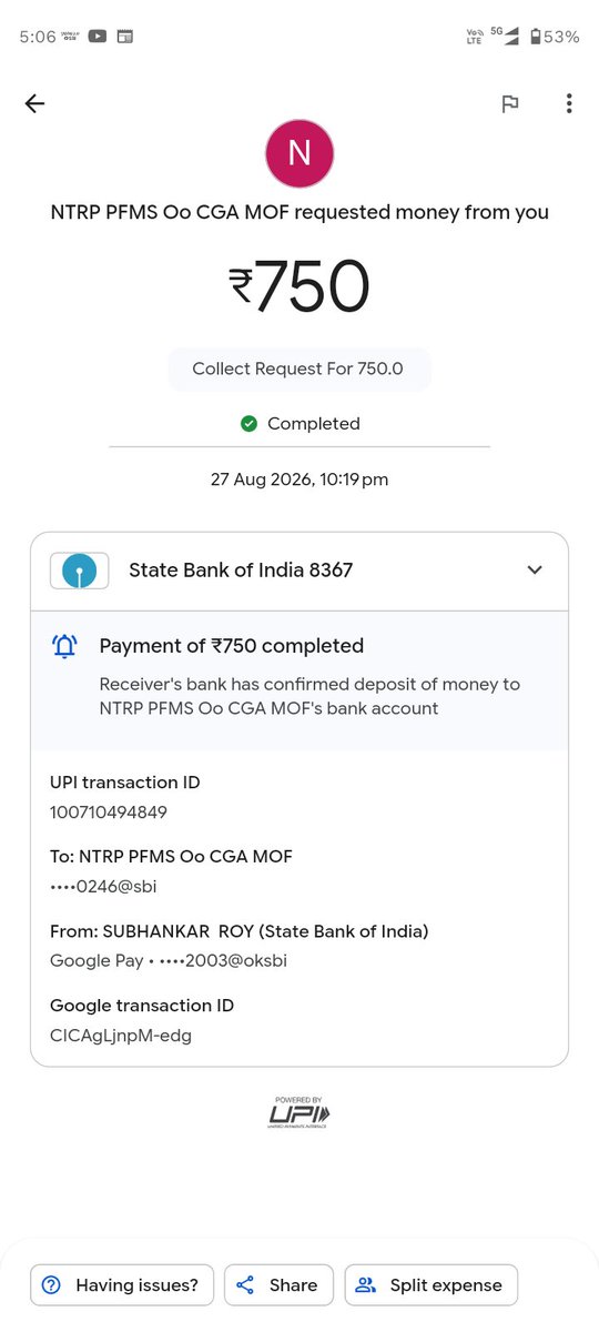 subhankarsmith's tweet photo. @isro I have Paid the application fees two time two times for ISRO ICSB Scientist/Engineers 'SC' ISRO:ICRB:03(EMC):2026. But Still showing, Payment is pending. I have tried calling the helpline multiple times but no reply. Also wrote a email today. Please look into this https://t.co/nVYffM3UyG