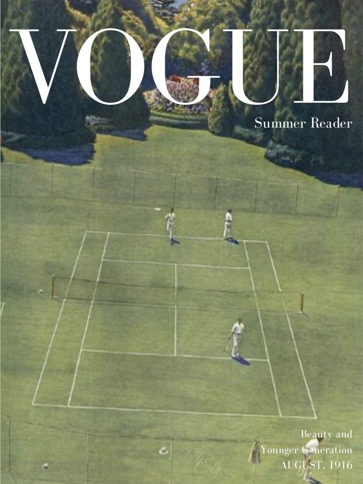 DjokovicFan_'s tweet photo. 110 years ago.

Vogue tennis cover, 1916. 🌱🎾 https://t.co/B31j4CmGIv