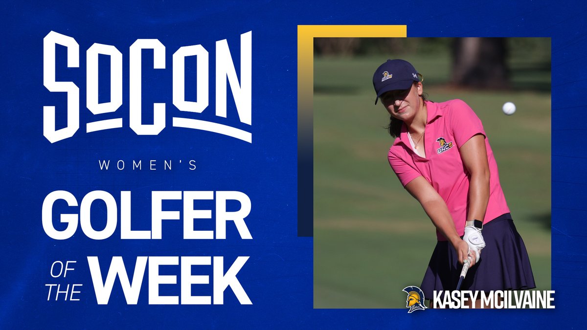 SoConSports's tweet photo. #SoCon Women's Golfer of the Week โณ๏ธ #itsallhere
https://t.co/boqgNuRXFw https://t.co/g7GjVG6mgd