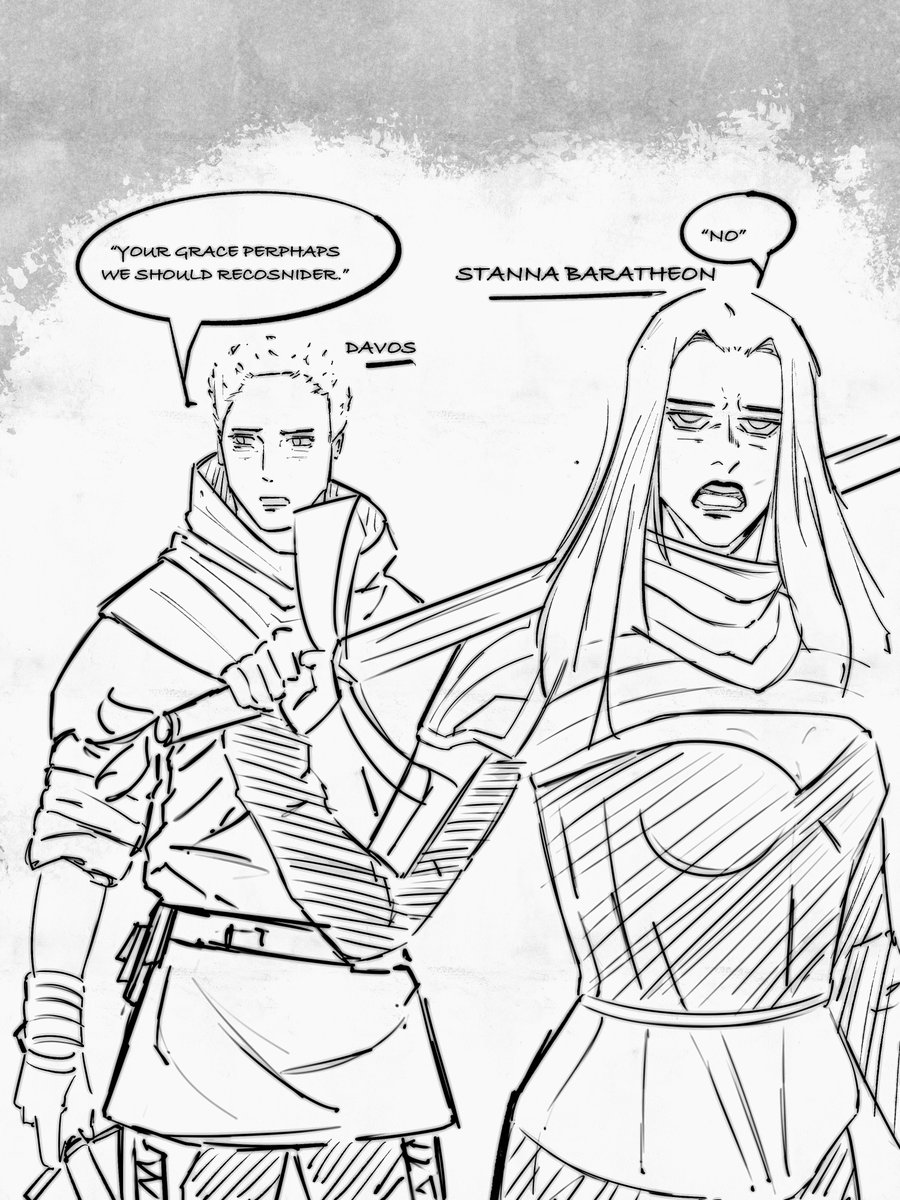 Livingstoriez's tweet photo. Fem Stannis (Stanna) and Davos art 
#asoiafart #drawing #digitalartㅤㅤㅤㅤ #gameofthrones #stannisbaratheon https://t.co/clyEV0TwOK