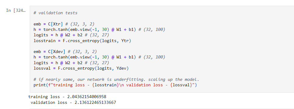 1ens0r's tweet photo. hit better val loss than karpathy as karpathy intended :) 

im having fun https://t.co/I7zXVOxOoA