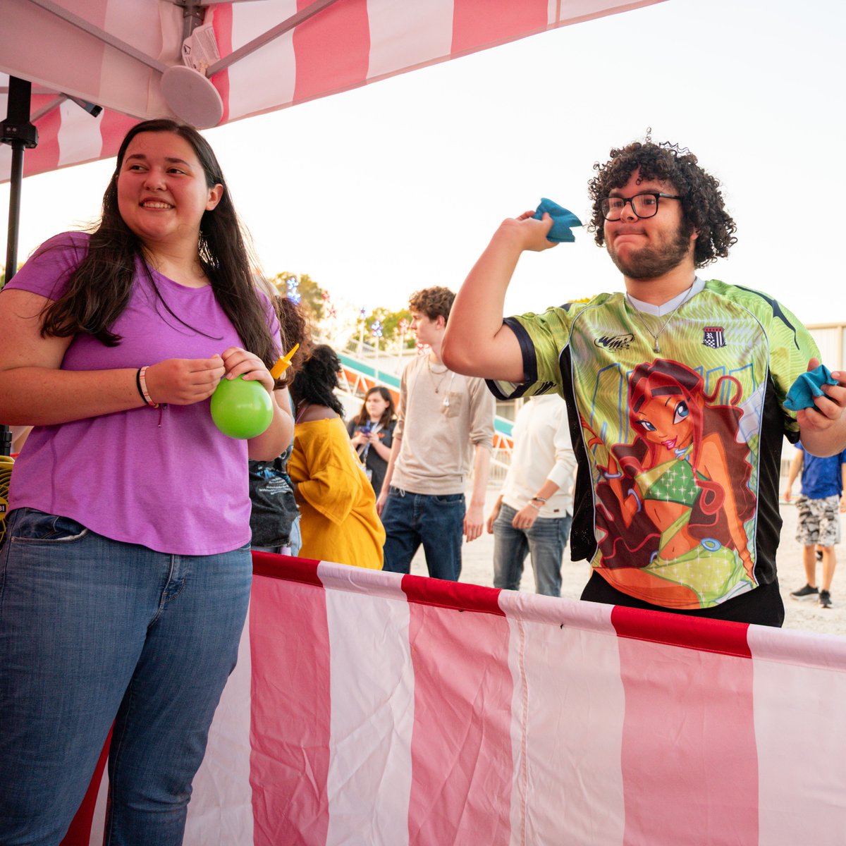 Students having fun at the 2026 Sam Jam Carnival.