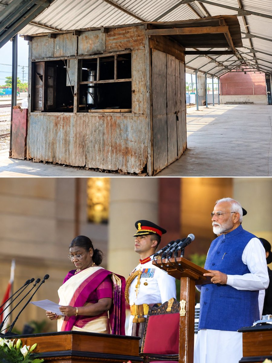 sanjayswadesh's tweet photo. From selling tea on a railway platform to leading the world’s largest democracy- what an extraordinary journey.

Your life proves that determination can be bigger than destiny.

Happy Birthday to PM Narendra Modi Ji. 🇮🇳
May you be blessed with a long, healthy and fulfilling life. https://t.co/XvpJqa9AsB