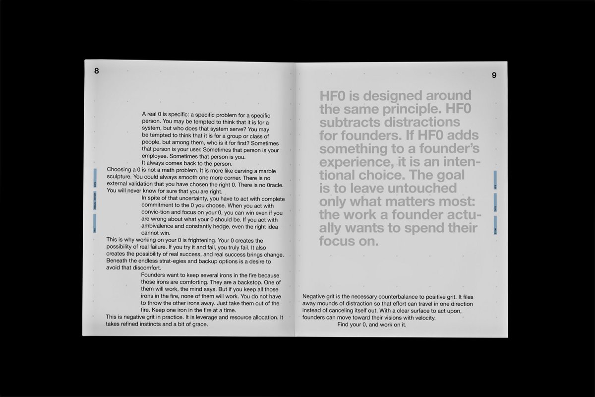 jaesmail's tweet photo. THE @HF0 2026 ANNUAL REPORT 

@nativestudio_ worked with the HF0 team to capture the philosophy, spirit, and success of the world’s most transformative founder residency. 

Designed by @tgthr_cmpny. https://t.co/HnrQUITr2U