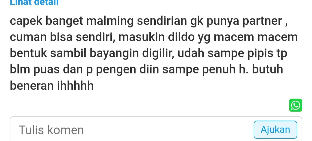 wijaknt's tweet photo. hahaa dasar ya lnte banget kamu fantasy pengen banget di gilir bahkan koleksi dildo mu banyak juga yaudah sini abang aja mainin mmk lacurmu sampe kamu kencing² lemes terus kamu nanti abang cariin orang buat gilirr kamu pas kamu masih lemes karna abang mainin. https://t.co/t74oMXMHZ9