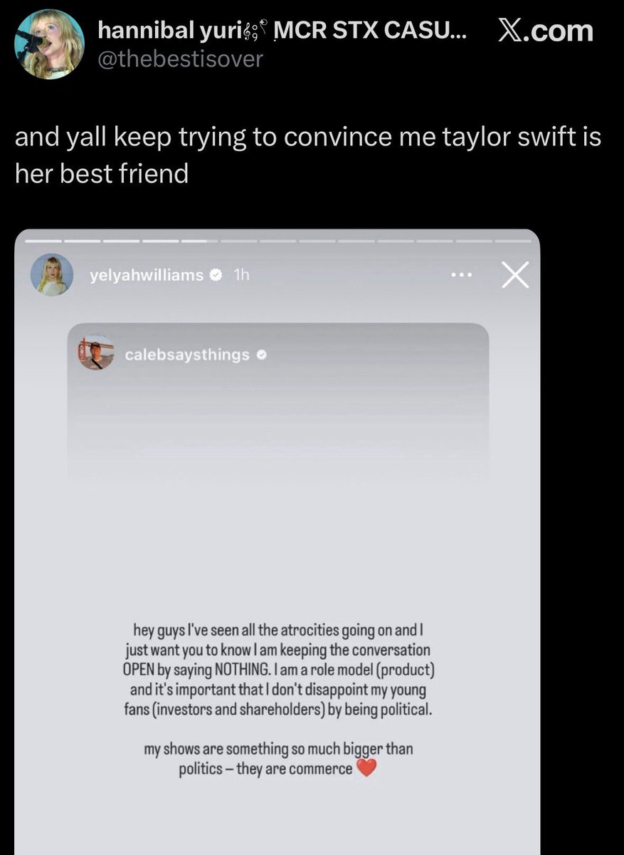 taydesire's tweet photo. paramore/hayley williams stans really live in a constant state of delusion https://t.co/IEguWAgcwN