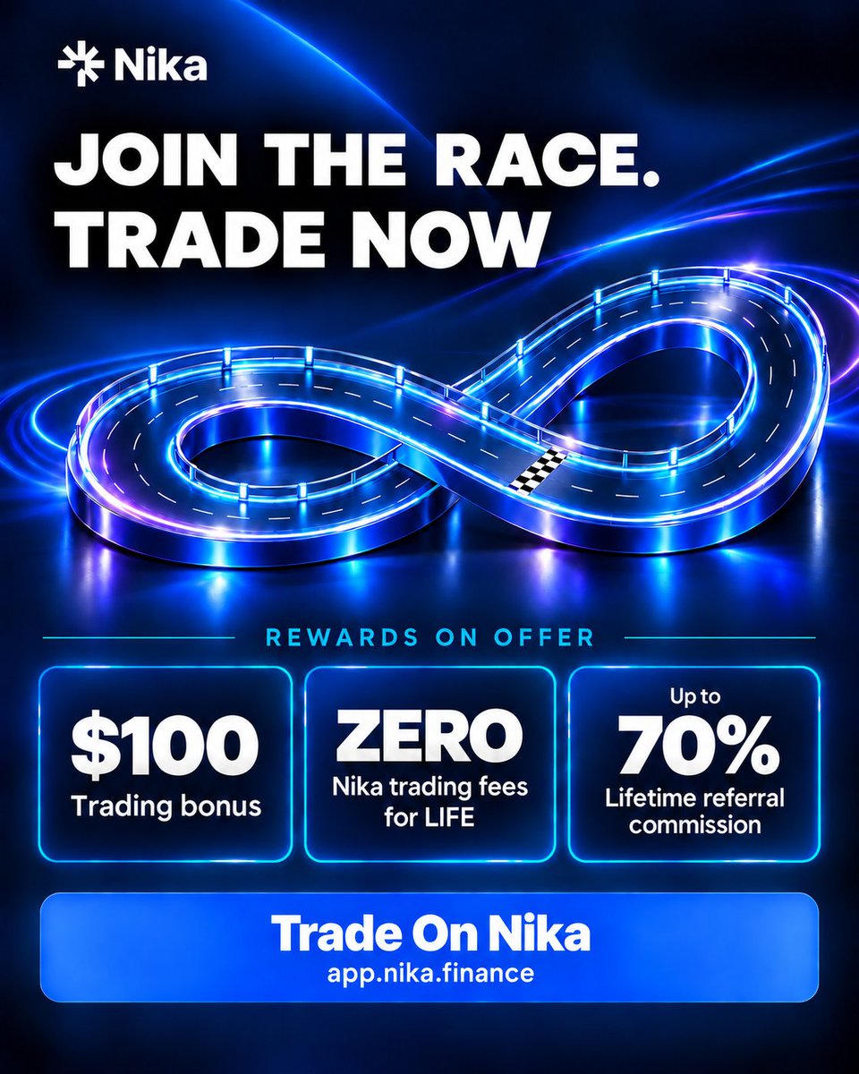 Nika_Finance's tweet photo. NIKA TRADING WEEK IS LIVE

Trade spot or perps during the campaign for a chance to win:

$100 Trading Bonus
ZERO Nika trading fees for LIFE
Up to 70% lifetime referral commission

Start trading on Nika:
https://t.co/OtoJGkuafv https://t.co/GlgmpIjVEI
