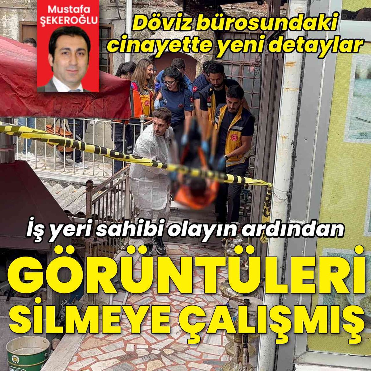 Haberturk's tweet photo. 🚨İstanbul Fatih'te döviz ve altın bozdurma işlemlerinin yapıldığı ofiste 2 kişinin öldürüldüğü olayla ilgili çarpıcı yeni detaylar ortaya çıktı. 

➡️Soruşturmada taraflar arasında geçmişe dayanan bir husumet bulunduğu belirlenirken, ofiste ele geçirilen 1 milyon 900 bin sahte dolar da incelemeye alındı. 

➡️İş yerinin güvenlik kamerası kayıtlarının olayın ardından silinmeye çalışıldığı, ancak silinen bazı görüntülerin polis tarafından hard diskten kurtarıldığı öğrenildi. Olayda kullanıldığı değerlendirilen bir silah ise Kumkapı'da denizden çıkarıldı

Habertürk'ten Mustafa Şekeroğlu'nun (@msekeroglu3) haberi
https://t.co/80awCSWifa