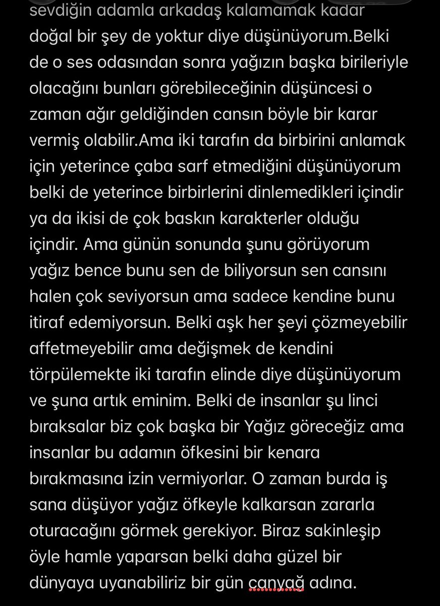 GunesAydn2548's tweet photo. #kısmetseolur #canyağ Dünkü ses odası kesitlerini yeni izledim.Bazı düşüncelerimi paylaşmak istiyorum burda. Sizin için bir anlam ifade eder mi bilmiyorum ama bir zamanlar canyağ için çok çabalamış biri olarak yazıyorum bunları @Yagizbektik @cansndalgic https://t.co/14pTl1CwFb